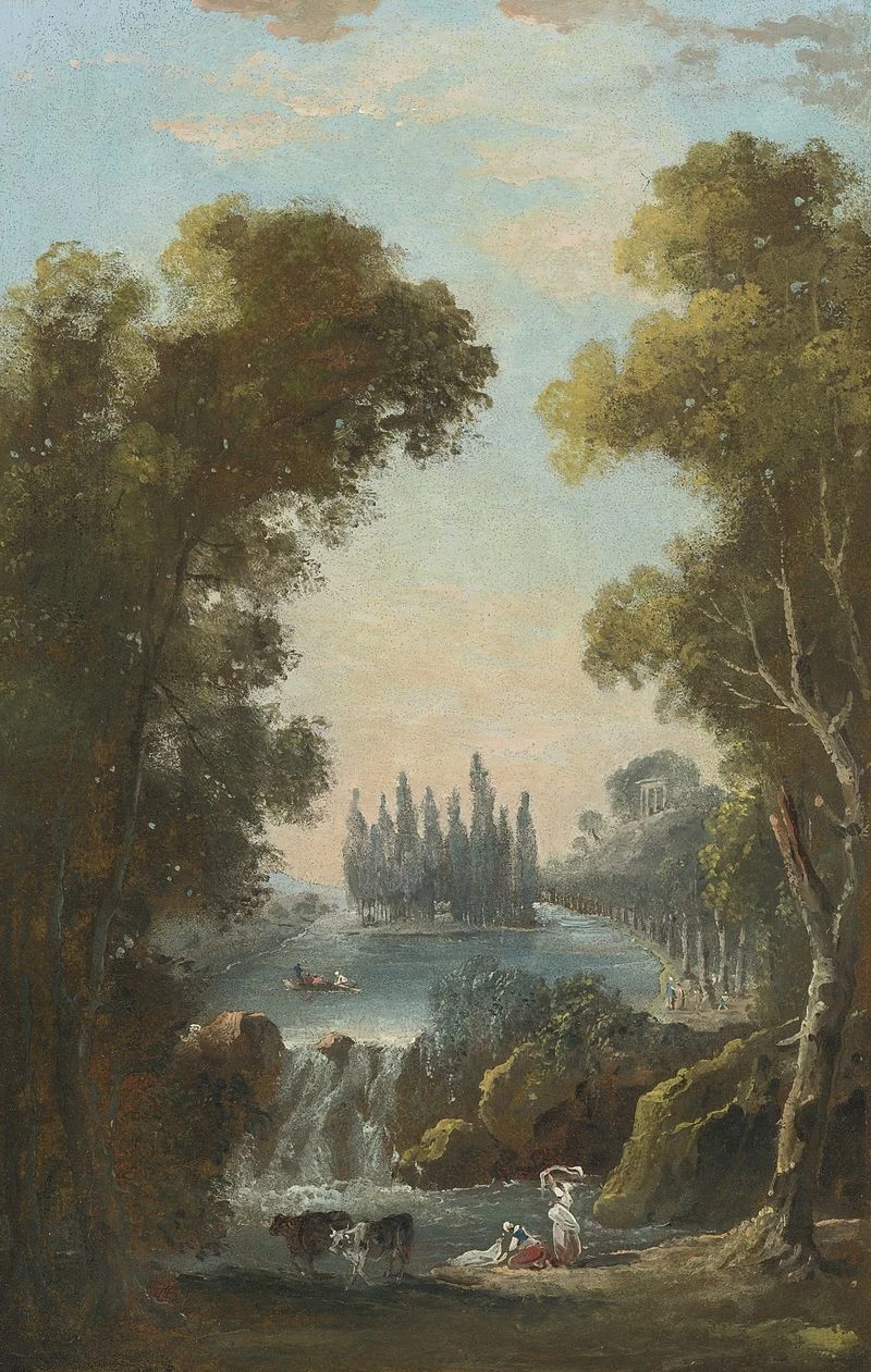 La tomba di Jean - Jacques Rousseau a Ermenonville